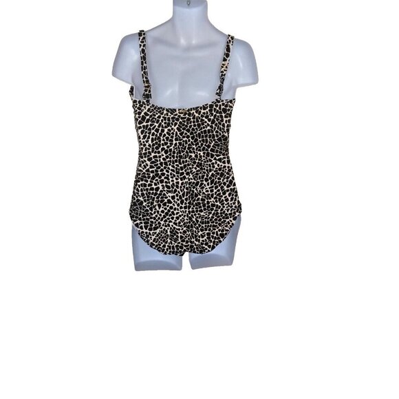 Calvin Klein Women's Multicolor Lined Wireless One-Piece Swimming Suit size 14 - Picture 3 of 6